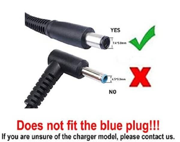 HP Original 65W 7.4mm Adapter Charger for Laptops and Notebooks