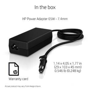 HP Original 65W 7.4mm Adapter Charger for Laptops and Notebooks