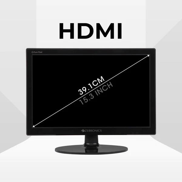 Zebronics Zeb-V16HD LED (with HDMI) Monitor 15.4 Inch