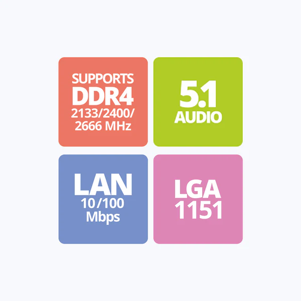 Zebronics Zeb-H310-D4 - LGA 1151 Socket | Motherboards