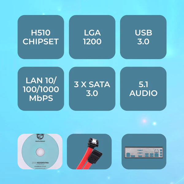 Zebronics ZEB-H510NVMe - LGA1200 Socket Motherboard