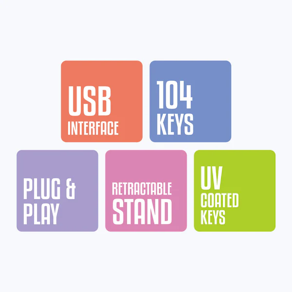 Zebronics Zeb-K24 Keyboard | Slim design