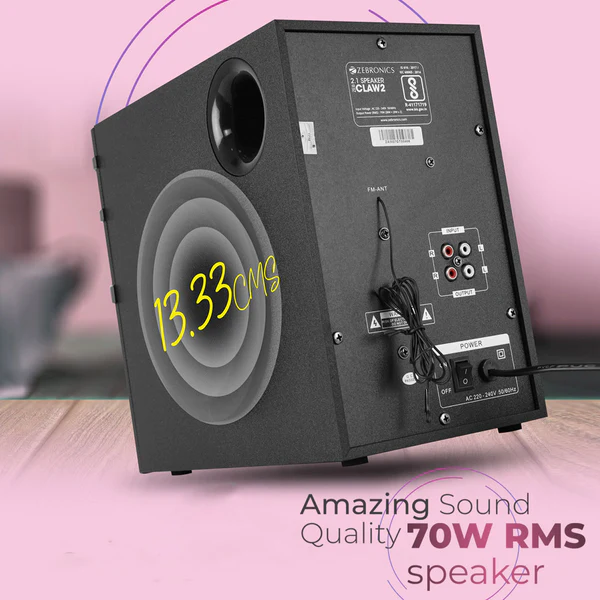 Zebronics Zeb-Claw 2 Speakers