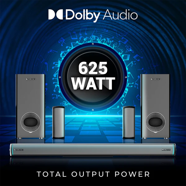 Zebronics Zeb-Juke Bar 9550 Pro Dolby 5.2 Speakers