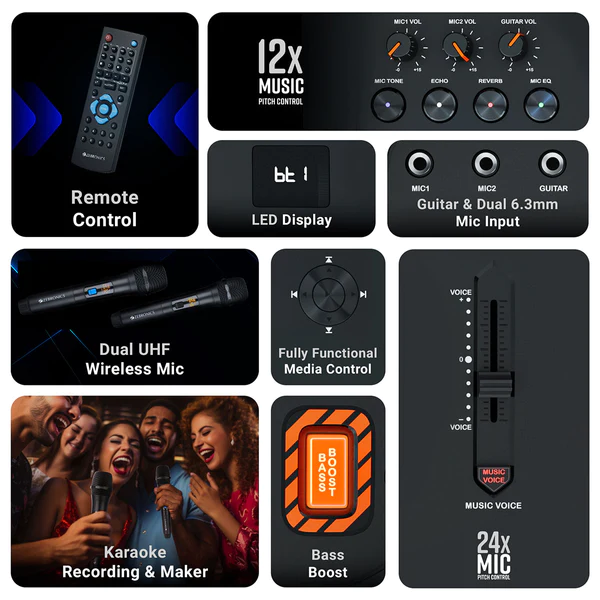 Zebronics Zeb-Riser DJ Speaker