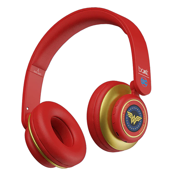 BoAt Rockerz 450 Wonder Woman DC Edition Bluetooth Wireless Headphones