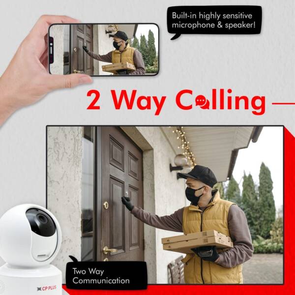 CP PLUS 3MP Full HD Smart Wi-fi CCTV Home Security Camera | 360° View