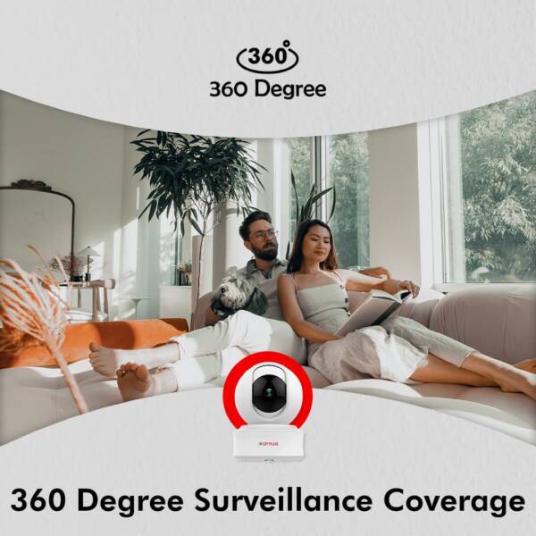 CP PLUS 3MP Full HD Smart Wi-fi CCTV Home Security Camera | 360° View