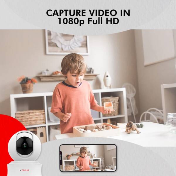 CP PLUS 3MP Full HD Smart Wi-fi CCTV Home Security Camera | 360° View