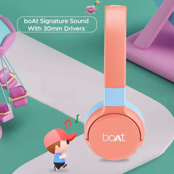 BoAt Rockid Rush Wireless Bluetooth Headphone