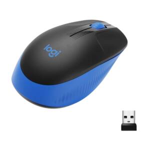 Logitech M190 Wireless Mouse,Full Size Ambidextrous Curve Design