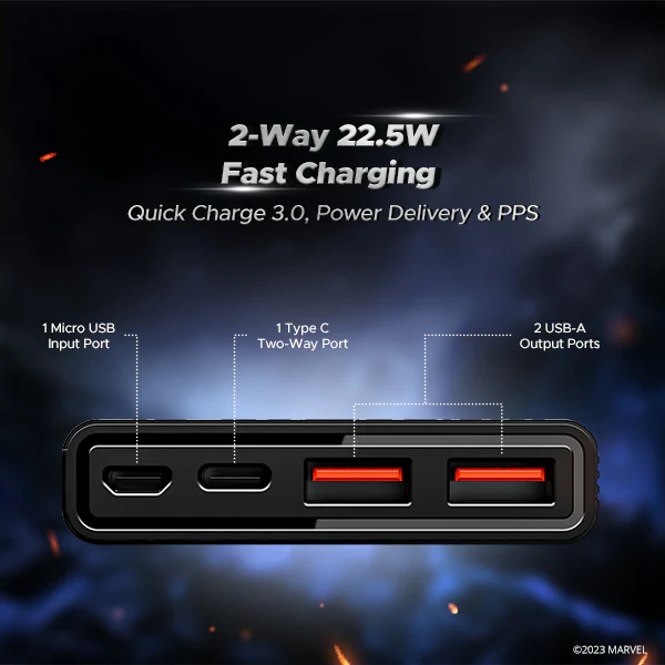 BoAt EnergyShroom PB300 Avenger Edition Powerbank